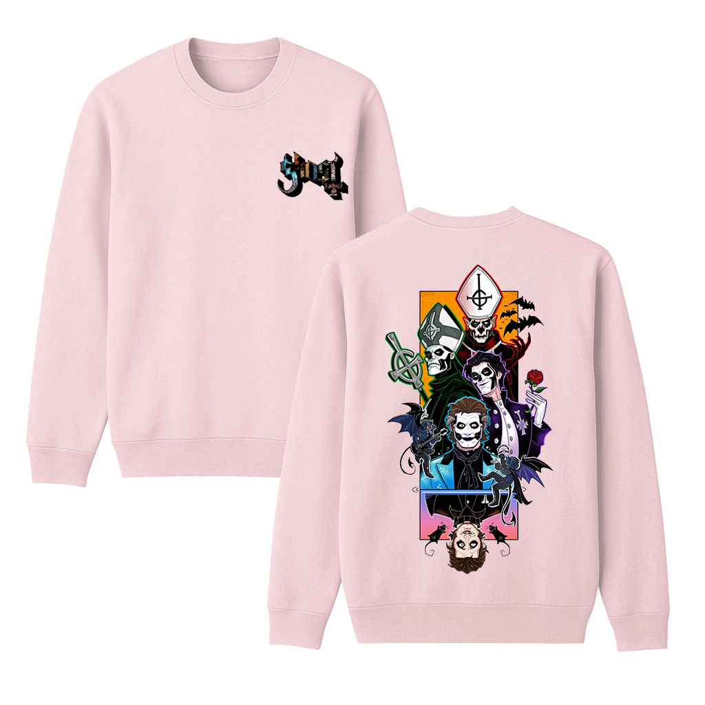 Ghost Band Unisex Cotton Creneck Sweatshirt