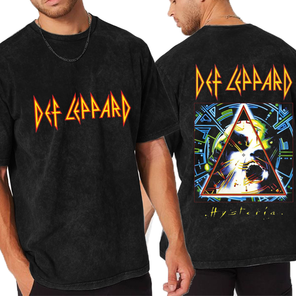 Defleppard Unisex Washed T-Shirt