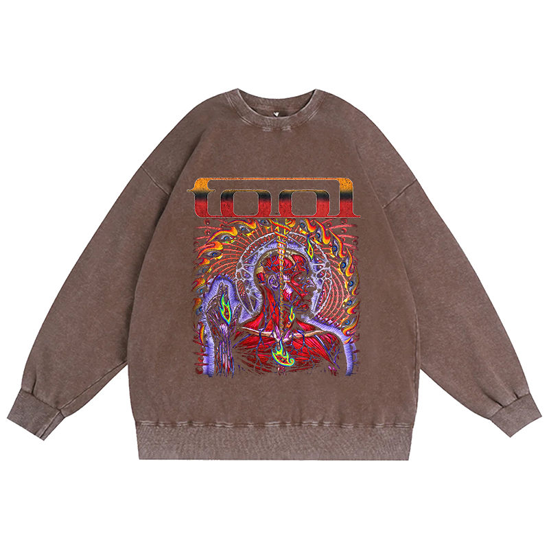 TOOL LATERALUS VINTAGE Unisex Washed Crewneck Sweatshirt