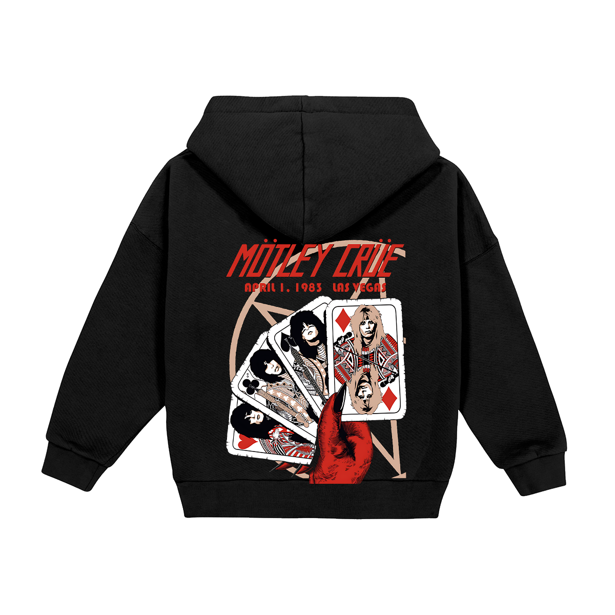 Motley Crue Vintag Cotton Unisex Kids Hoodie