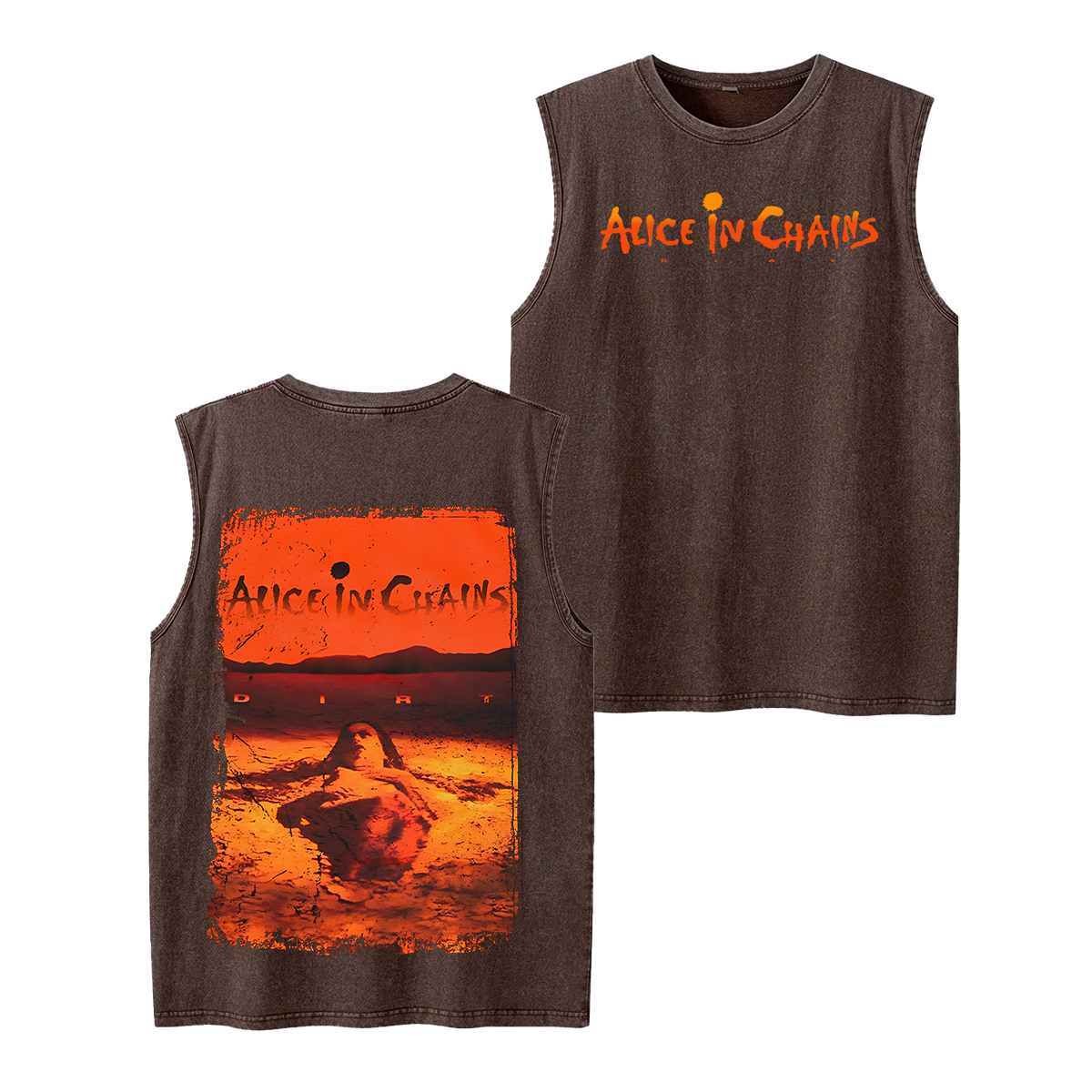 Alice in Chains Washed Unisex Tank Top