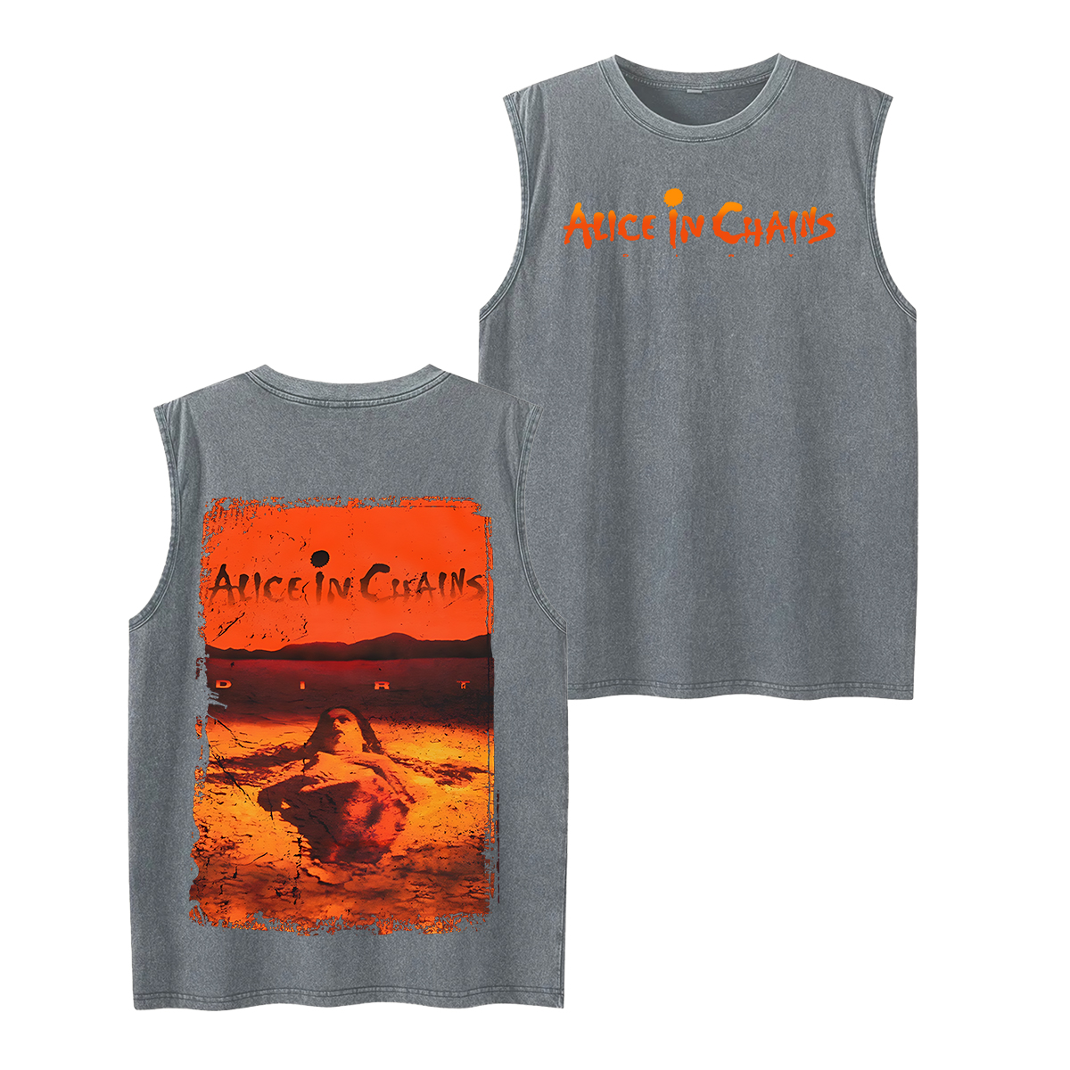 Alice in Chains Washed Unisex Tank Top