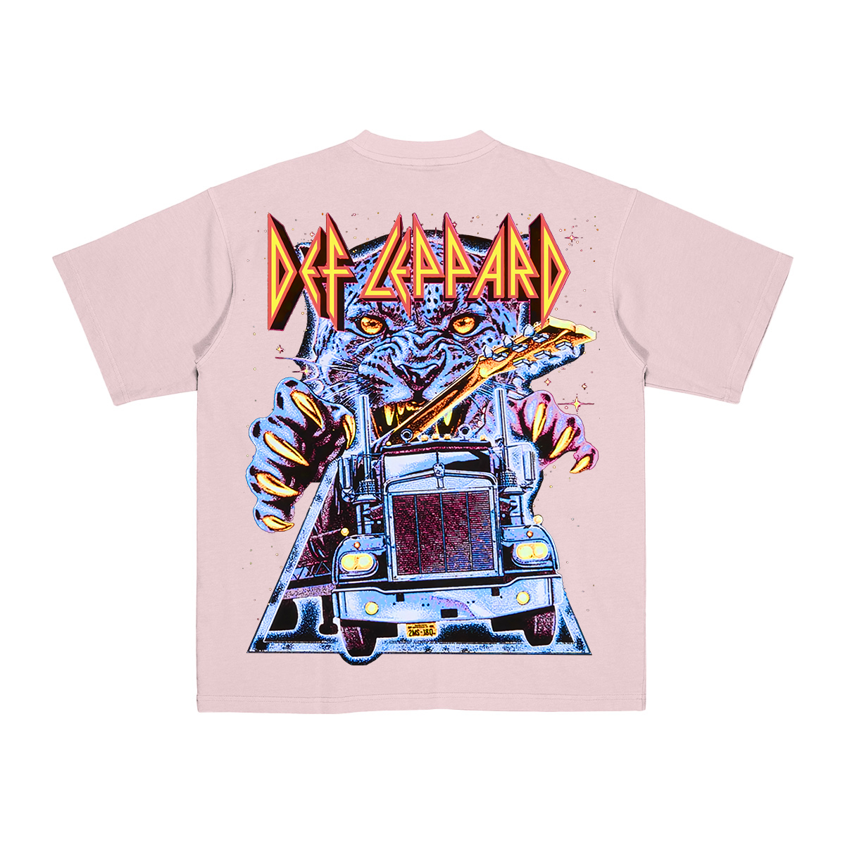 Vintage romance meets arena rock power. Def Leppard Cotton Unisex T-shirt