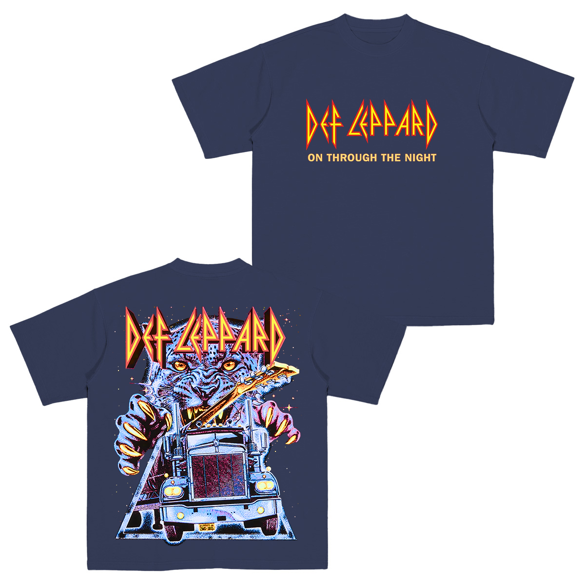 Vintage romance meets arena rock power. Def Leppard Cotton Unisex T-shirt