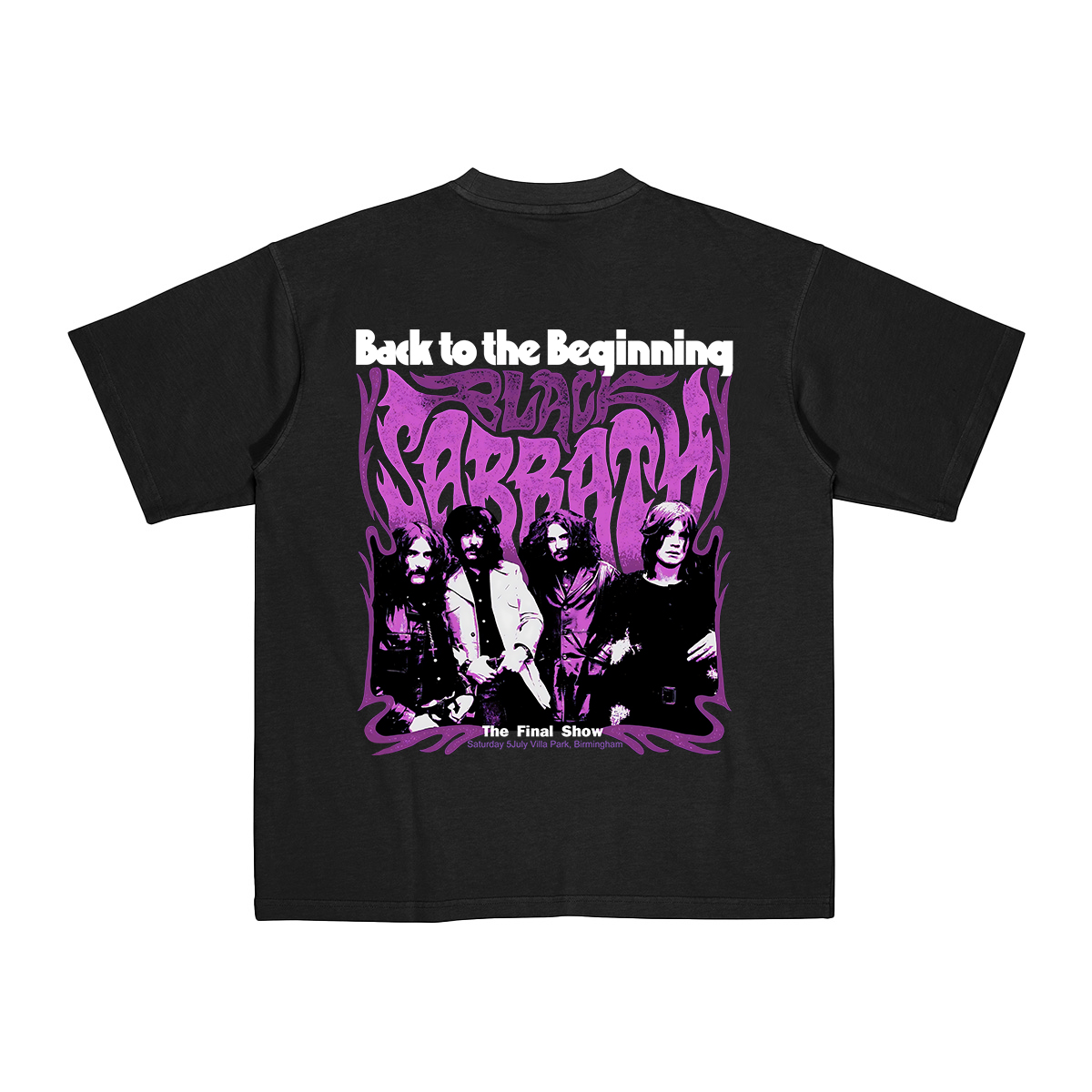 Black Sabbath Back to the Beginning Cotton Unisex T-shirt