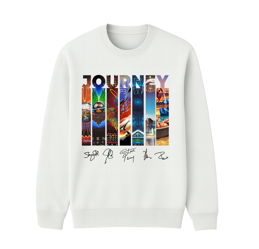 Journey Fans  Cotton Unisex Crewneck Sweatshirt