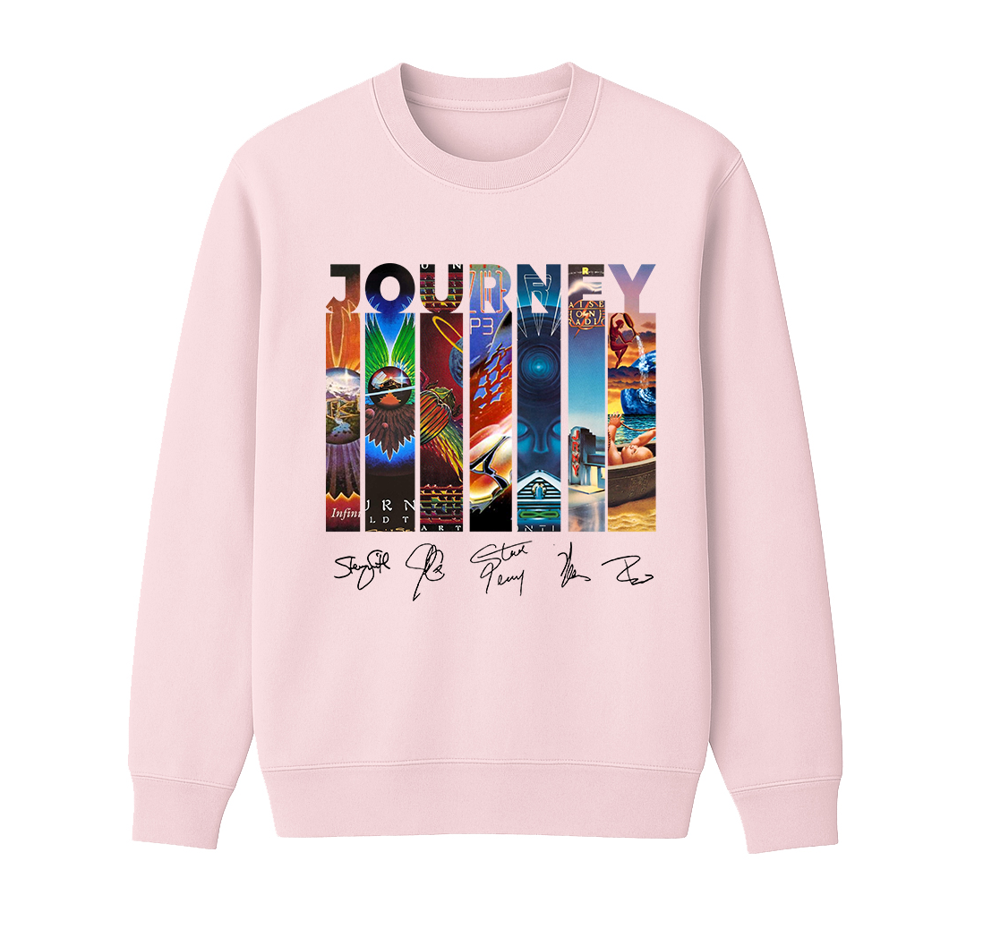 Journey Fans  Cotton Unisex Crewneck Sweatshirt