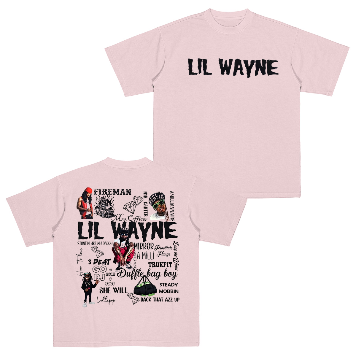 Lil Wayne Cotton Unisex T-shirt
