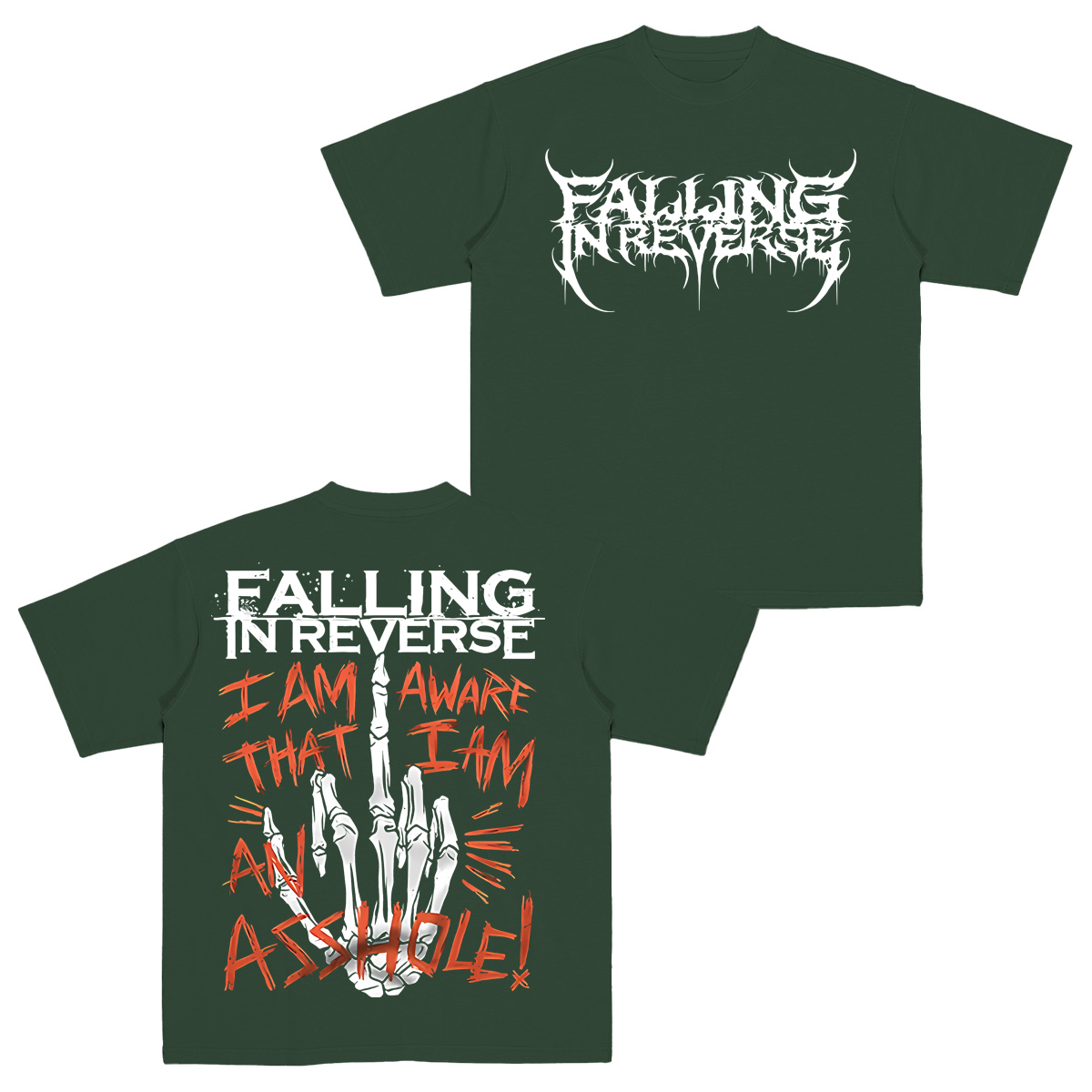 Falling In Reverse Cotton Unisex T-shirt