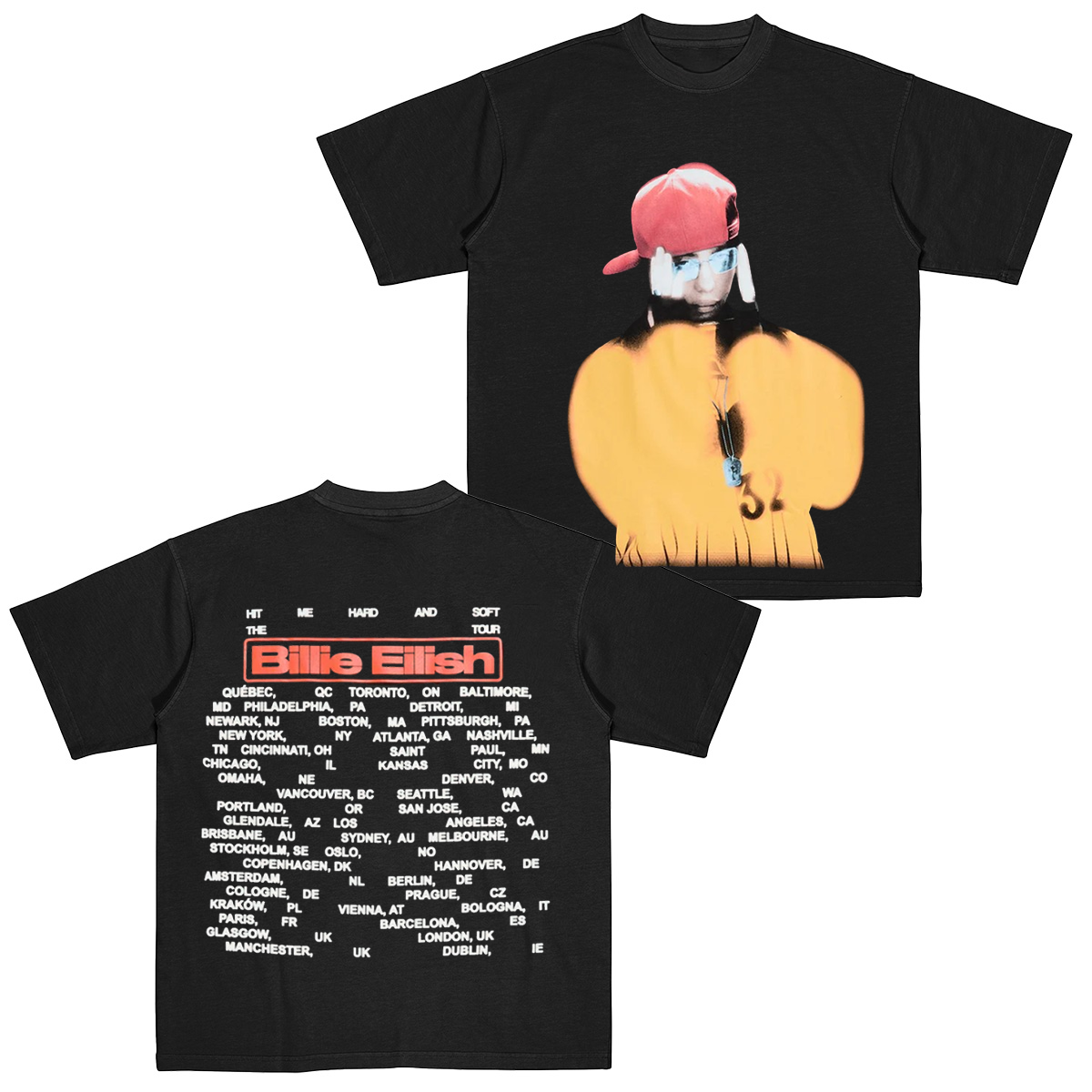 Billie Eilish Tour Cotton Unisex T-shirt