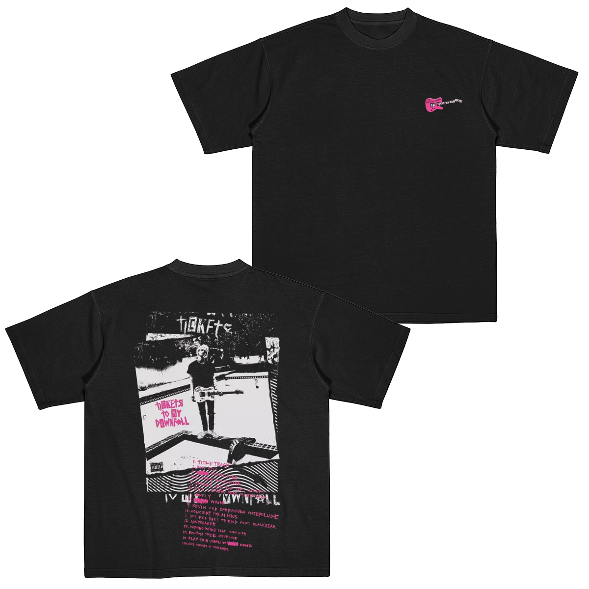 Machine Gun Kelly Tickets To My Downfall Track Listing Cotton Unisex T-shirt