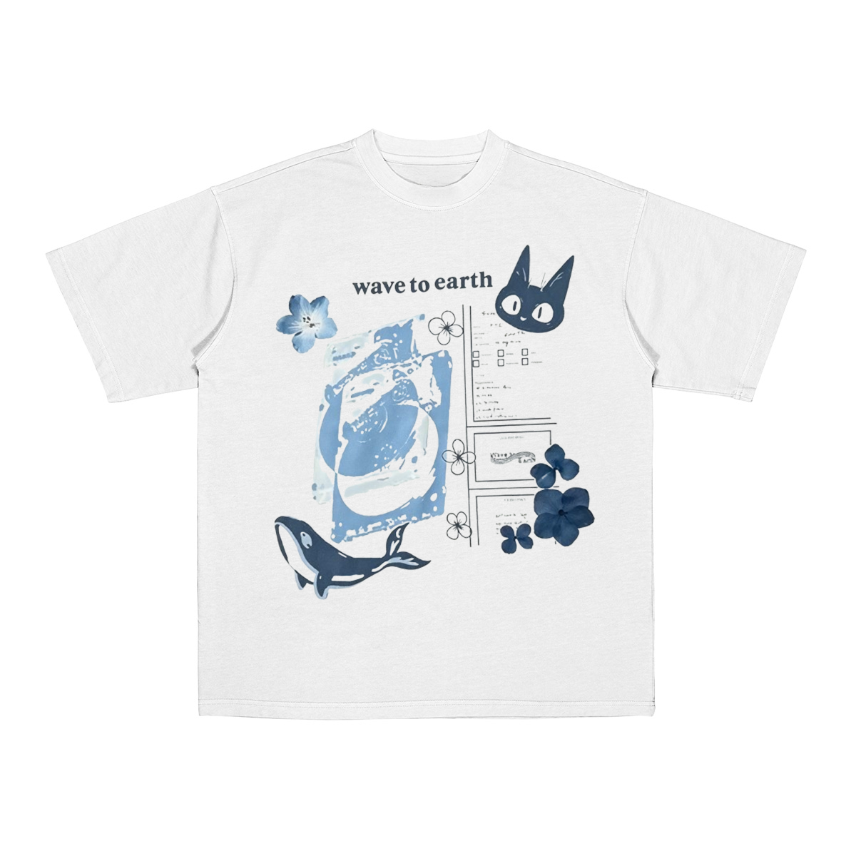 Wave to Earth Cotton Unisex T-shirt