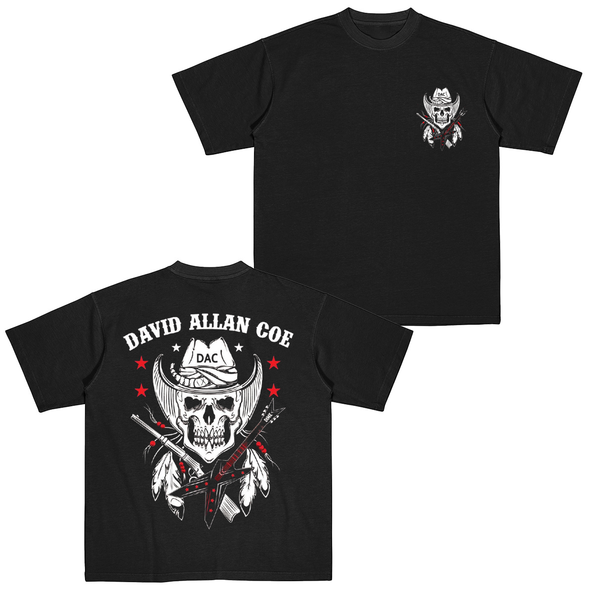 David Allan Coe Cotton Unisex T-shirt