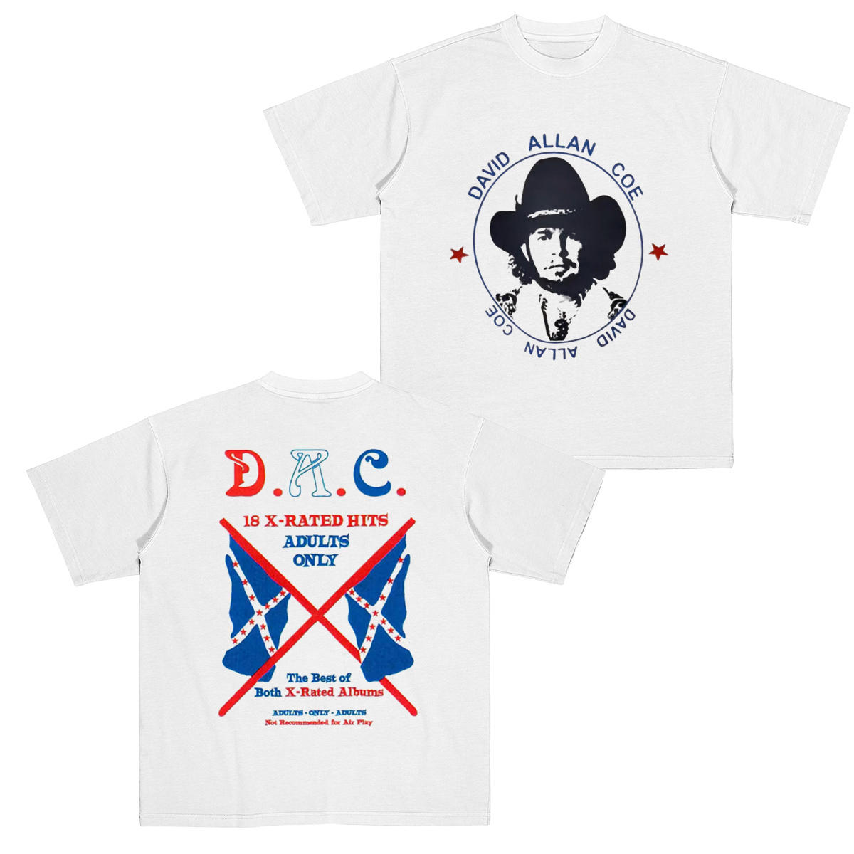 David Allen Coe Cotton Unisex T-shirt