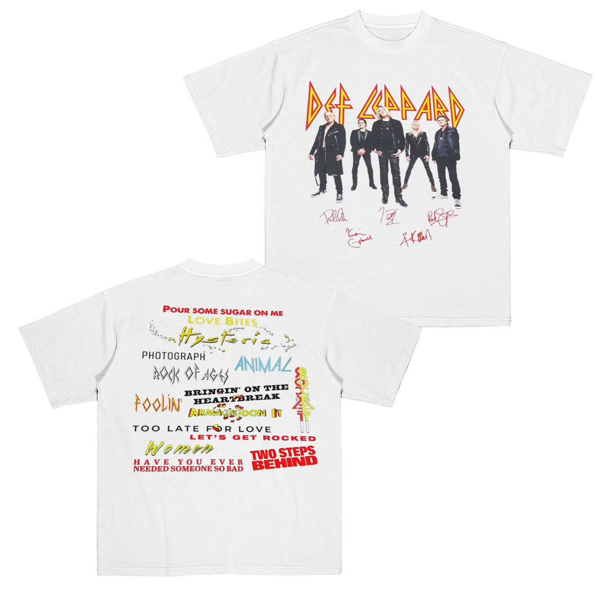Def Leppard Cotton Unisex T-shirt