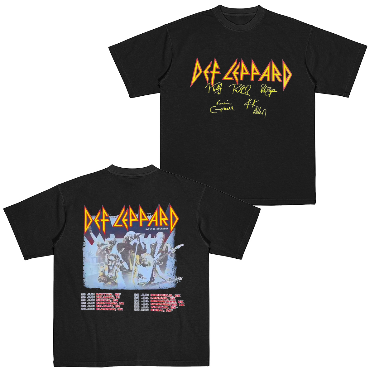 Def Leppard Cotton Unisex T-shirt