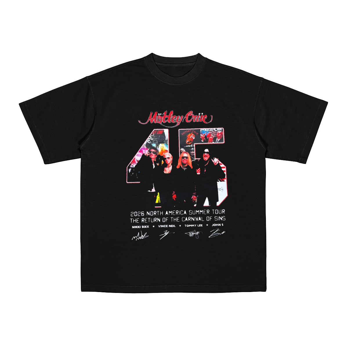 Motley Crue Cotton Unisex T-shirt