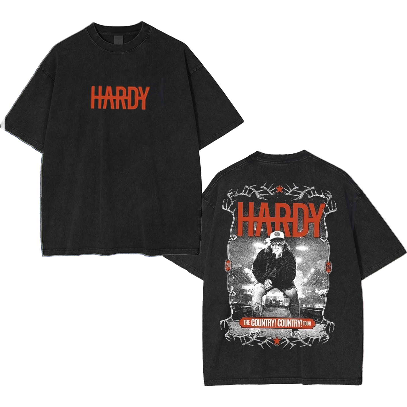 Hardy 2026 Washed Unisex T-Shirt