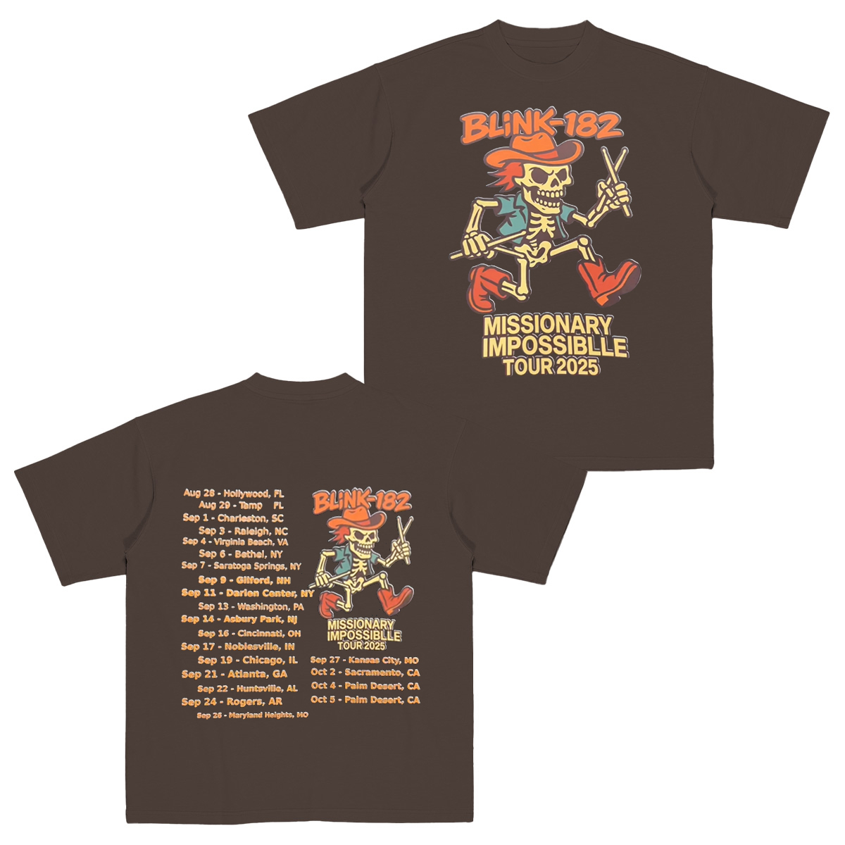 Blink-182 Cotton Unisex T-shirt