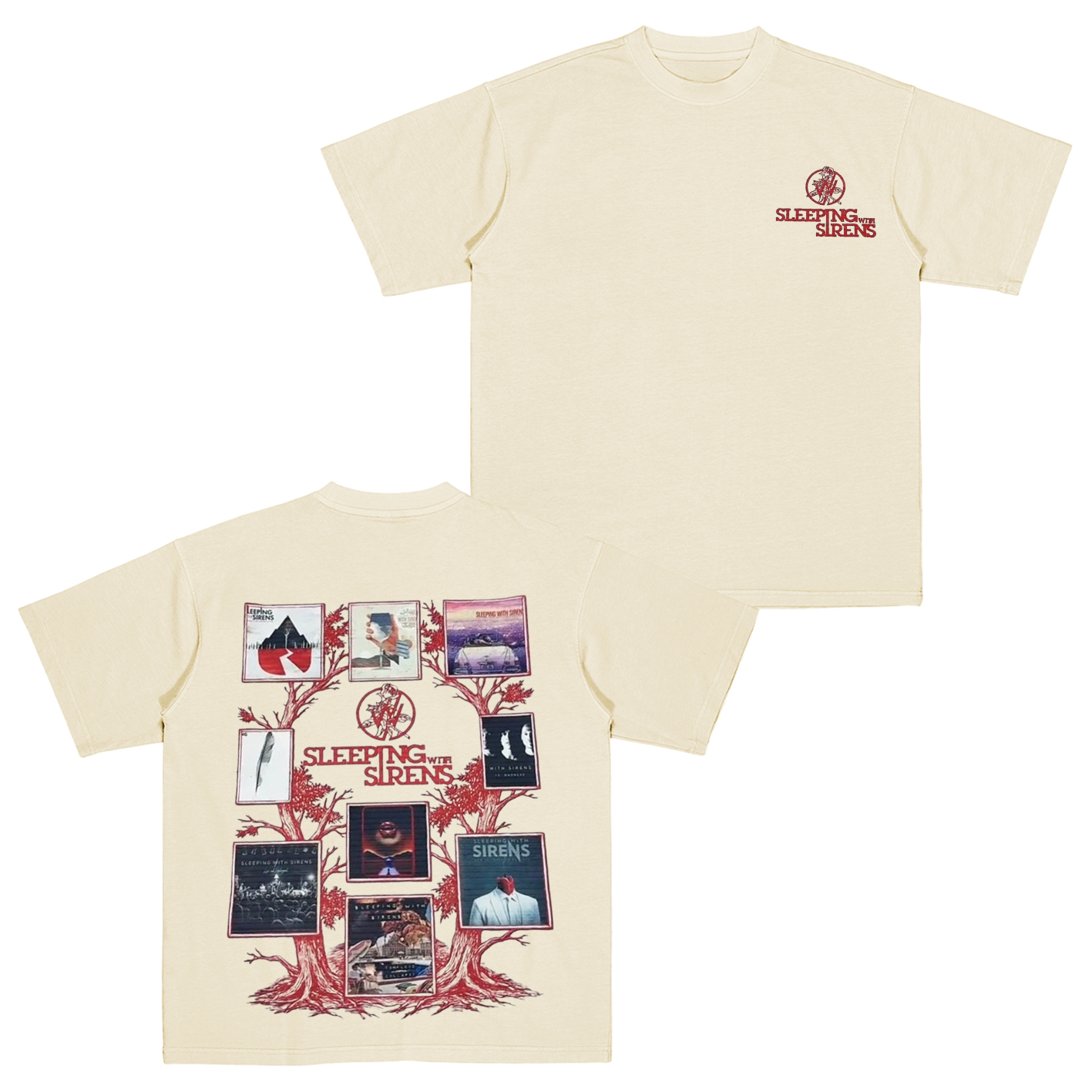 Sleeping With Sirens  Cotton Unisex T-shirt