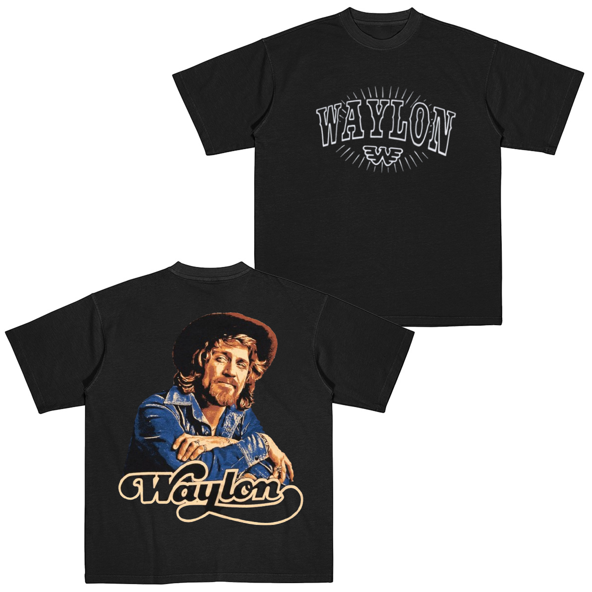 Seager x Waylon Jennings Heritage  Cotton Unisex T-shirt