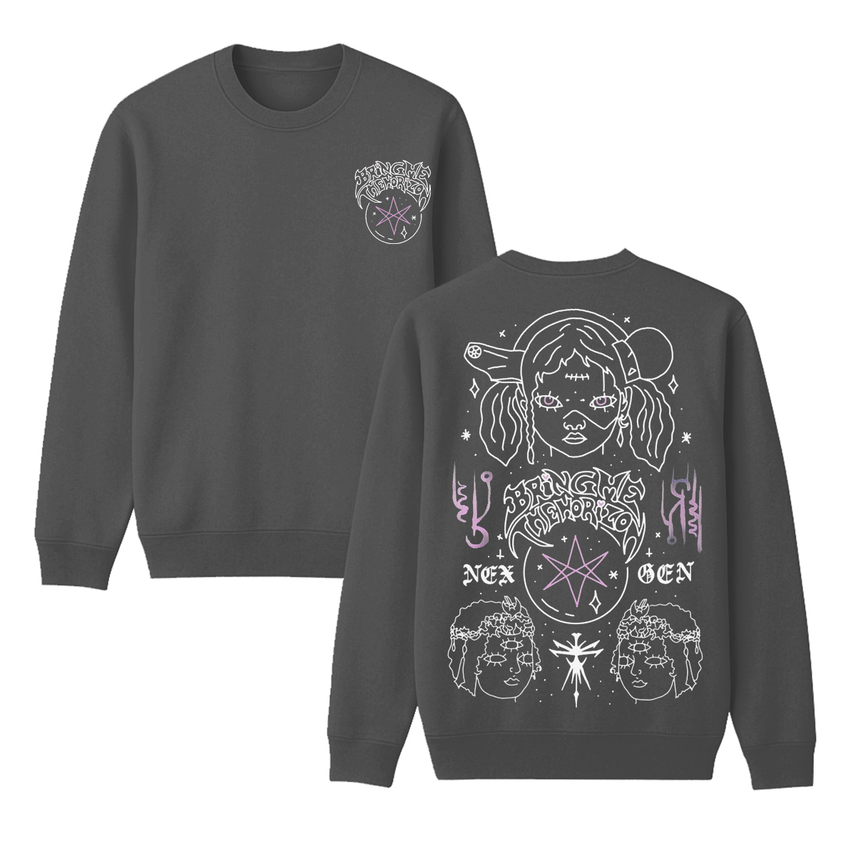 Bring me the horizon Unisex Cotton Creneck Sweatshirt