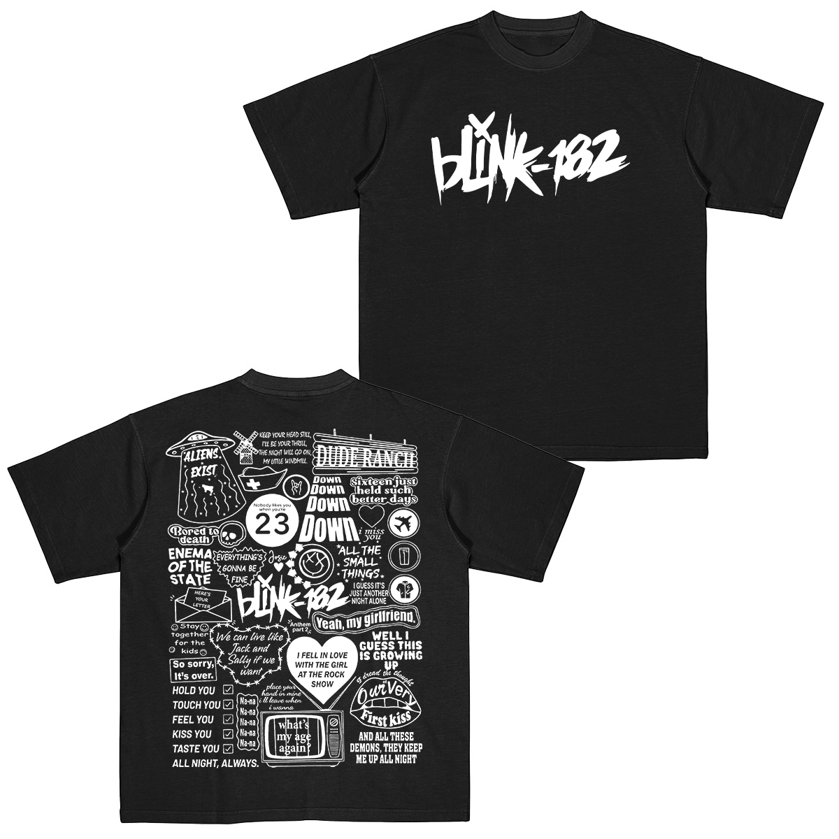 Blink-182 Cotton Unisex T-shirt