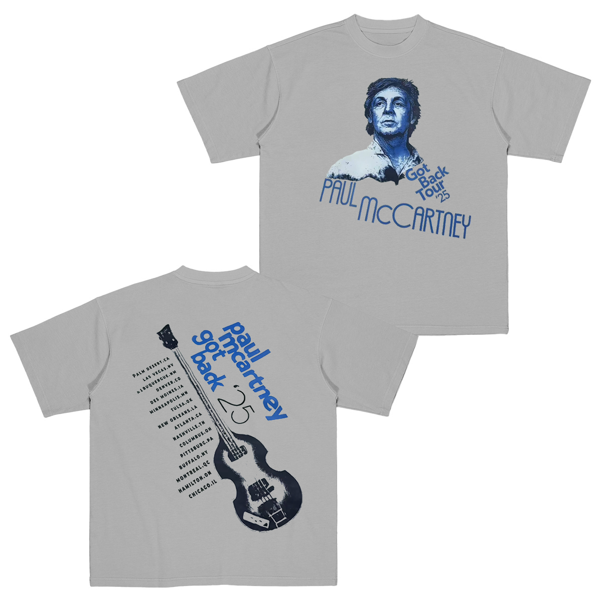 Paul McCartney Cotton Unisex T-shirt