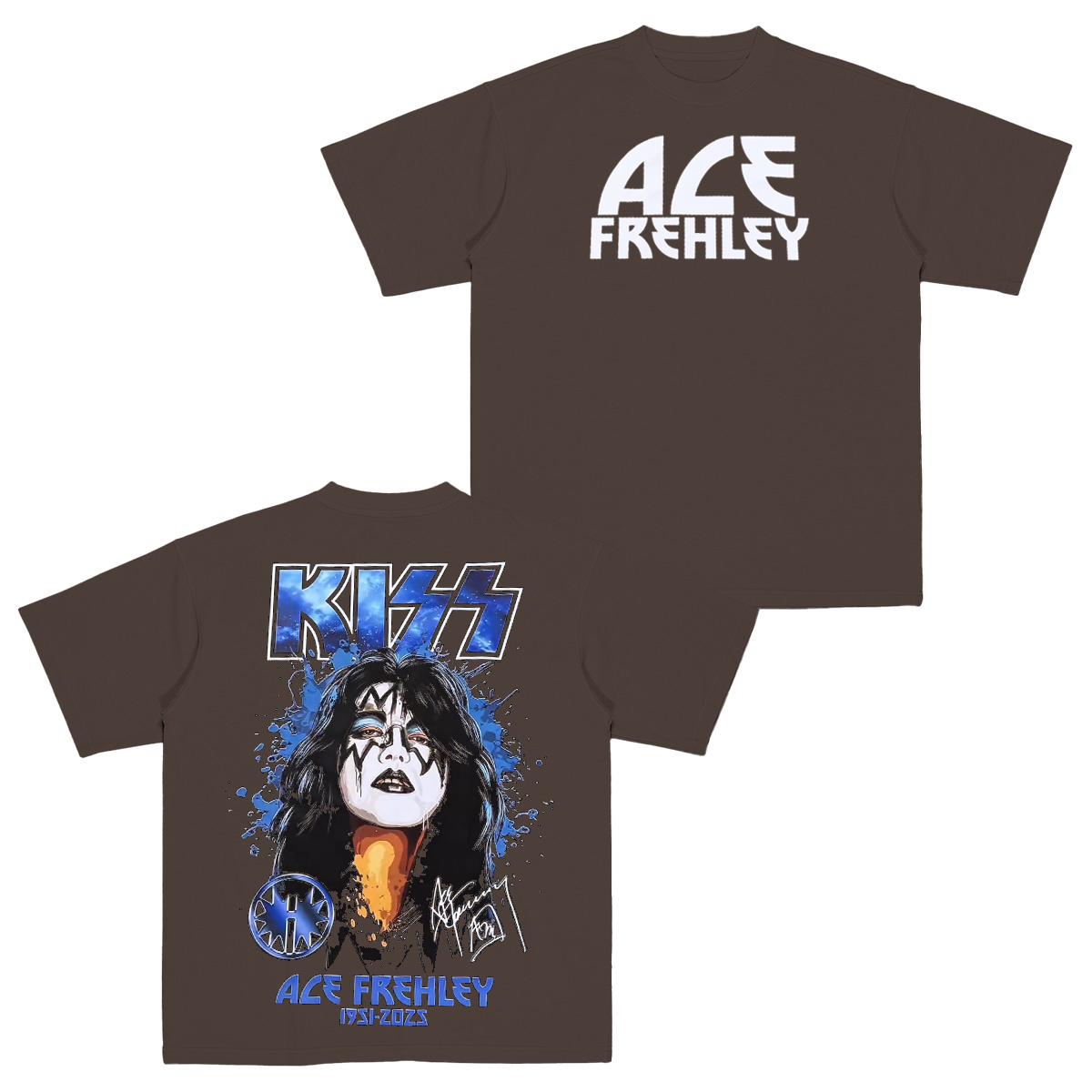 Ace Frehley KISS Band Cotton Unisex T-shirt