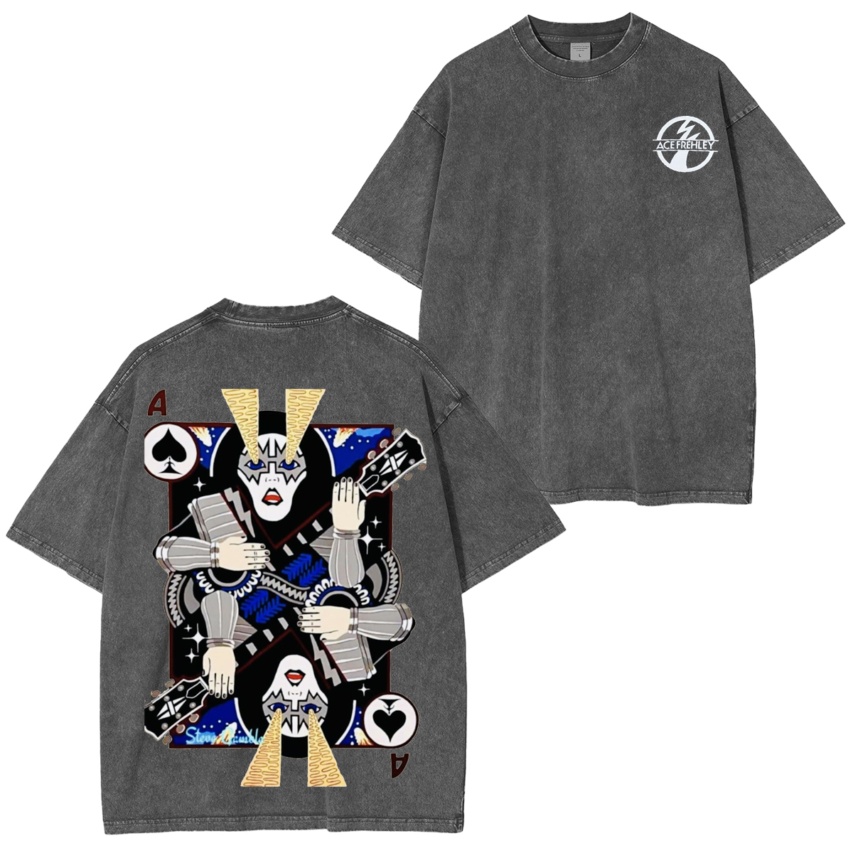 Ace Frehley Washed Unisex T-Shirt