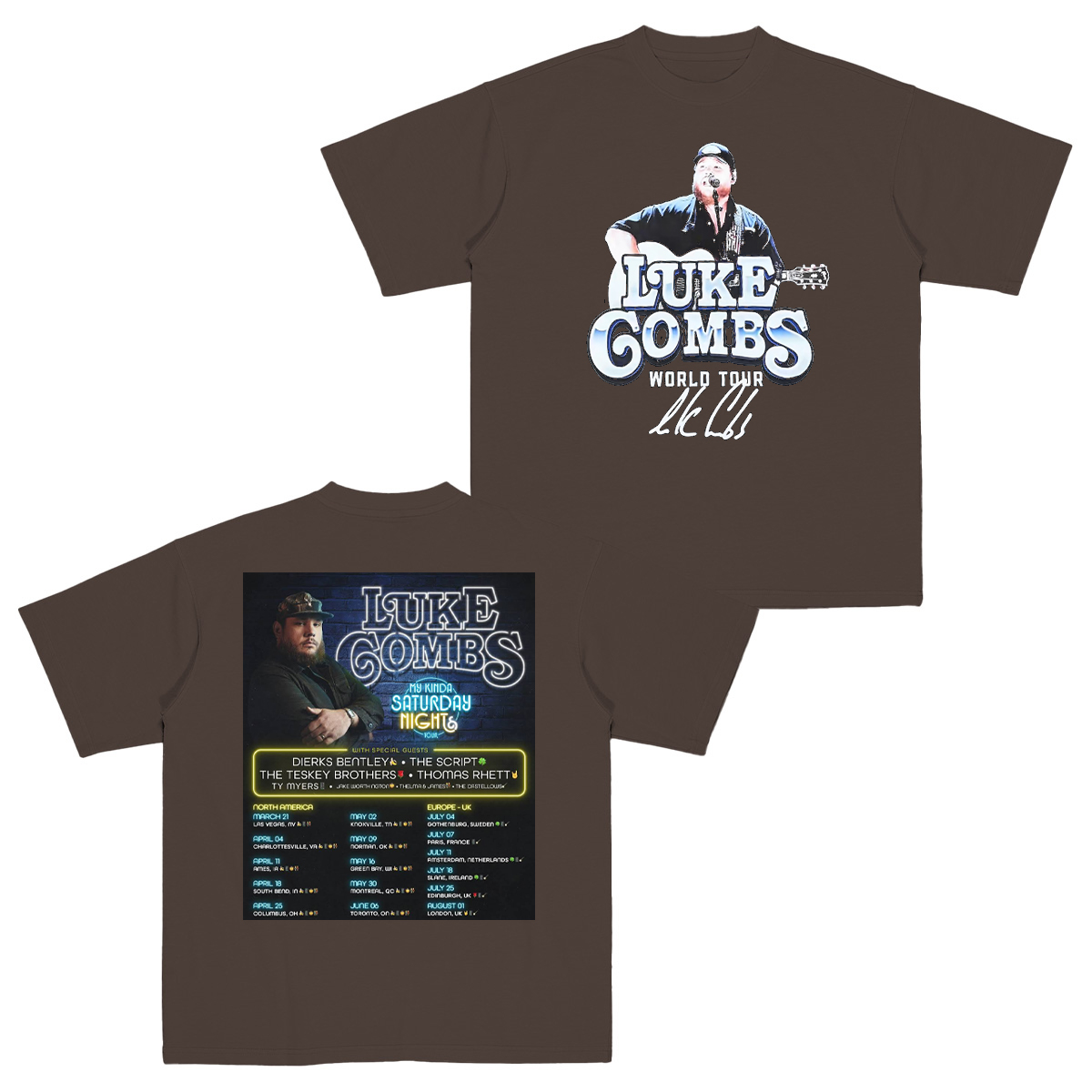Luke Combs Cotton Unisex T-shirt