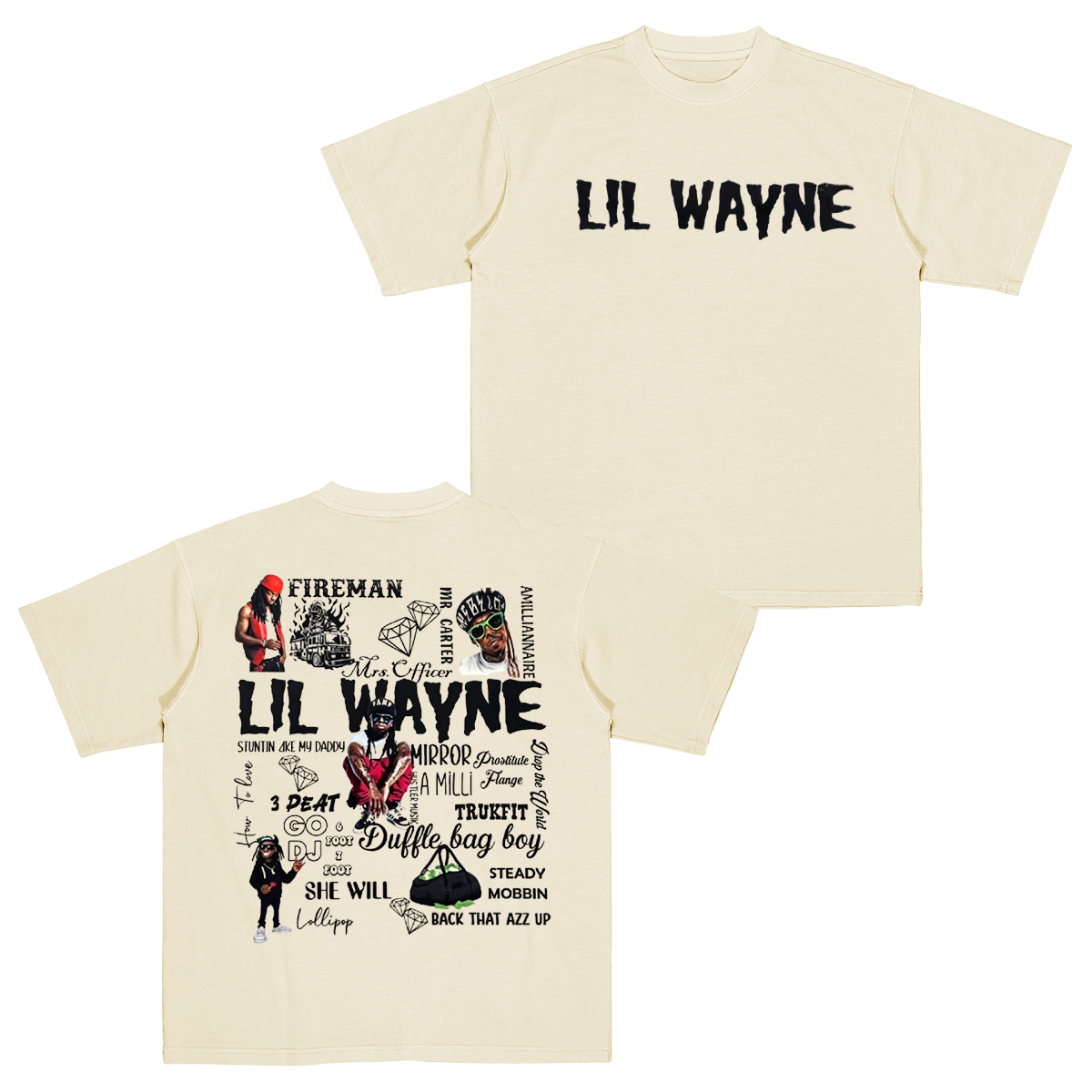 Lil Wayne Cotton Unisex T-shirt
