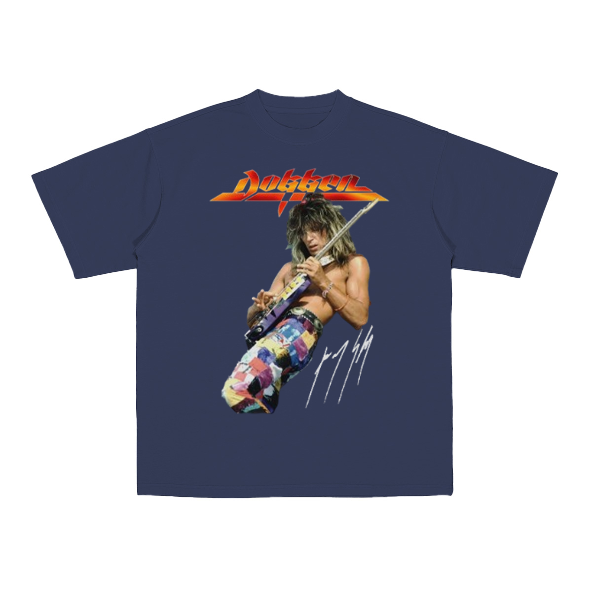 NEW George Lynch- DOKKEN Band Cotton Unisex T-shirt