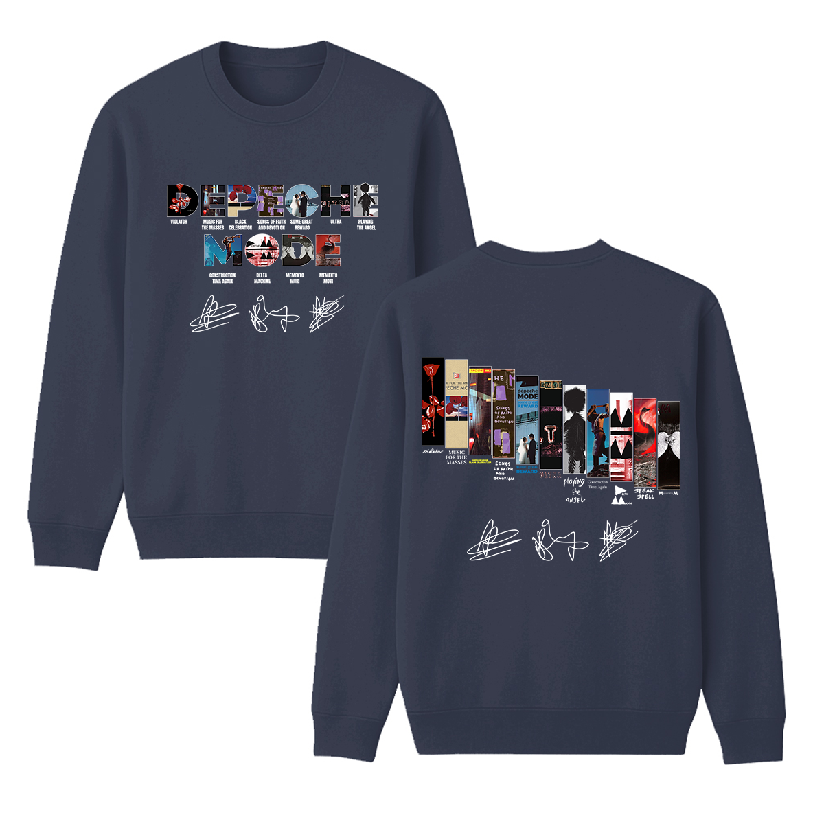 Depeche Mode Unisex Cotton Creneck Sweatshirt