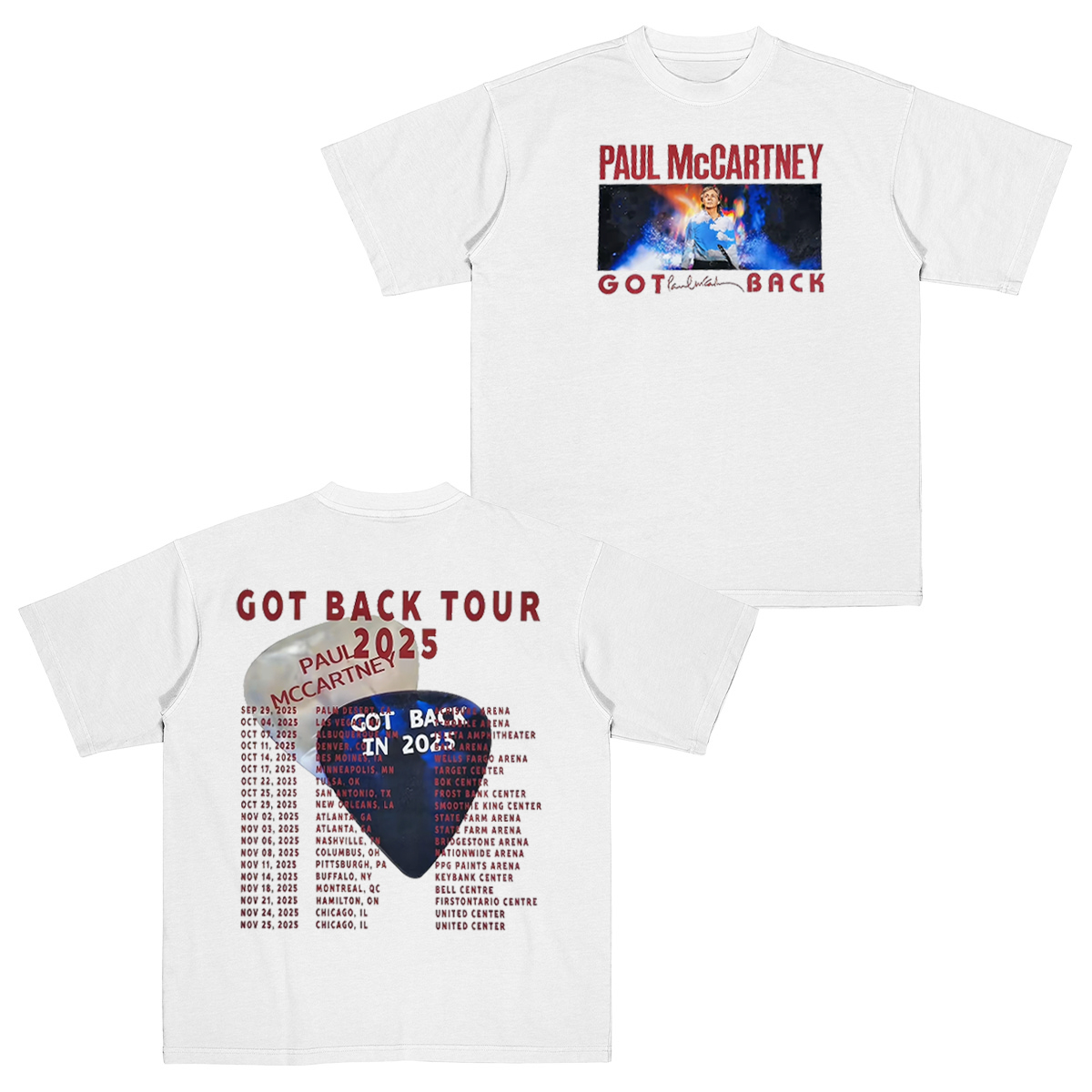 Paul Mccartney Cotton Unisex T-shirt