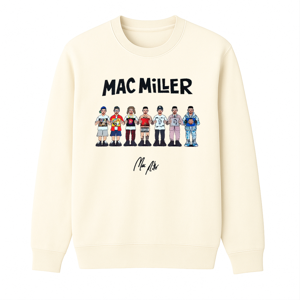 Mac Miller Unisex Cotton Creneck Sweatshirt