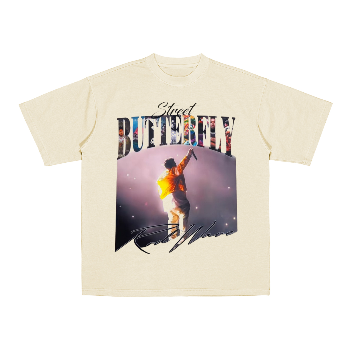 Street Butterfly album Cotton Unisex T-shirt
