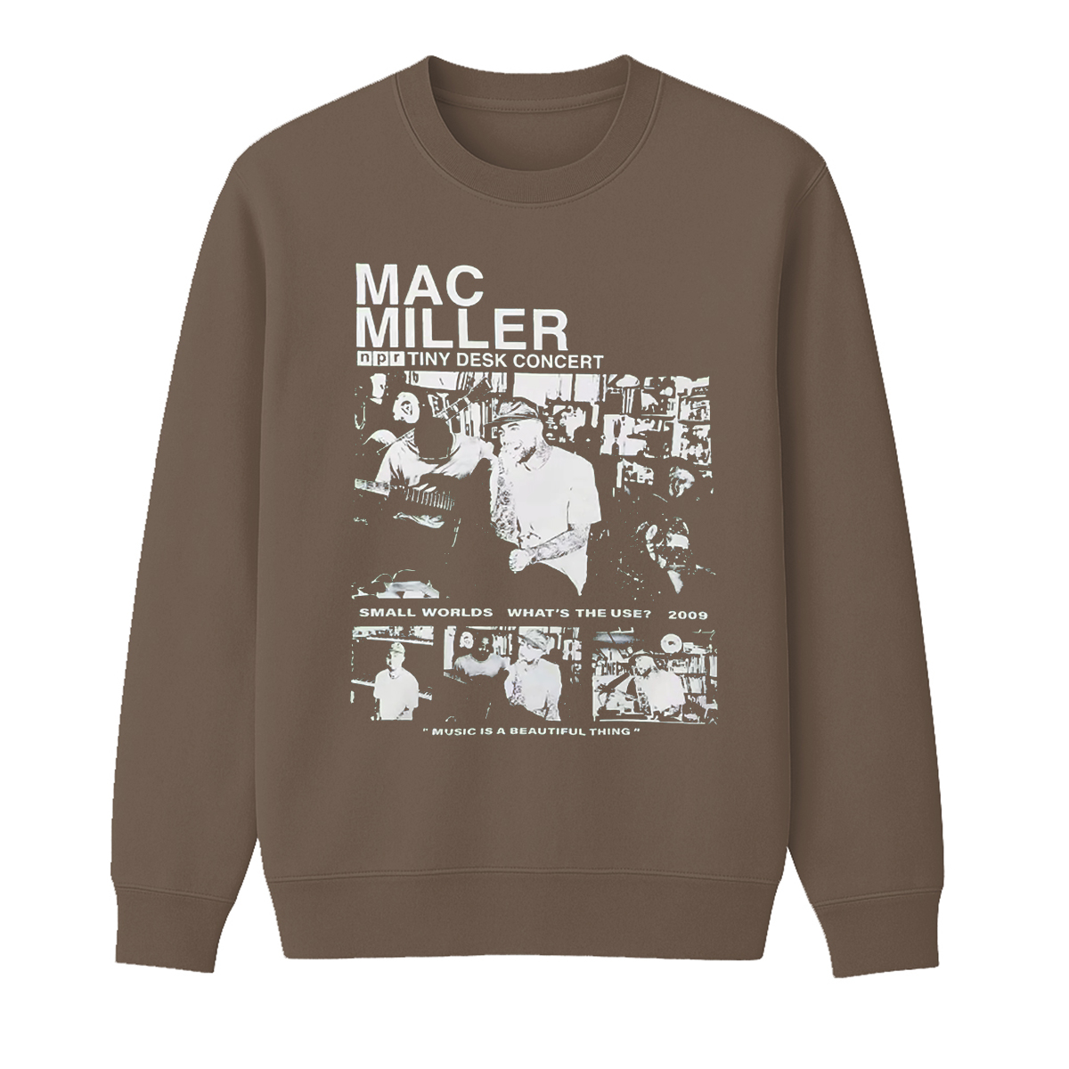 Mac Miller Unisex Cotton Creneck Sweatshirt