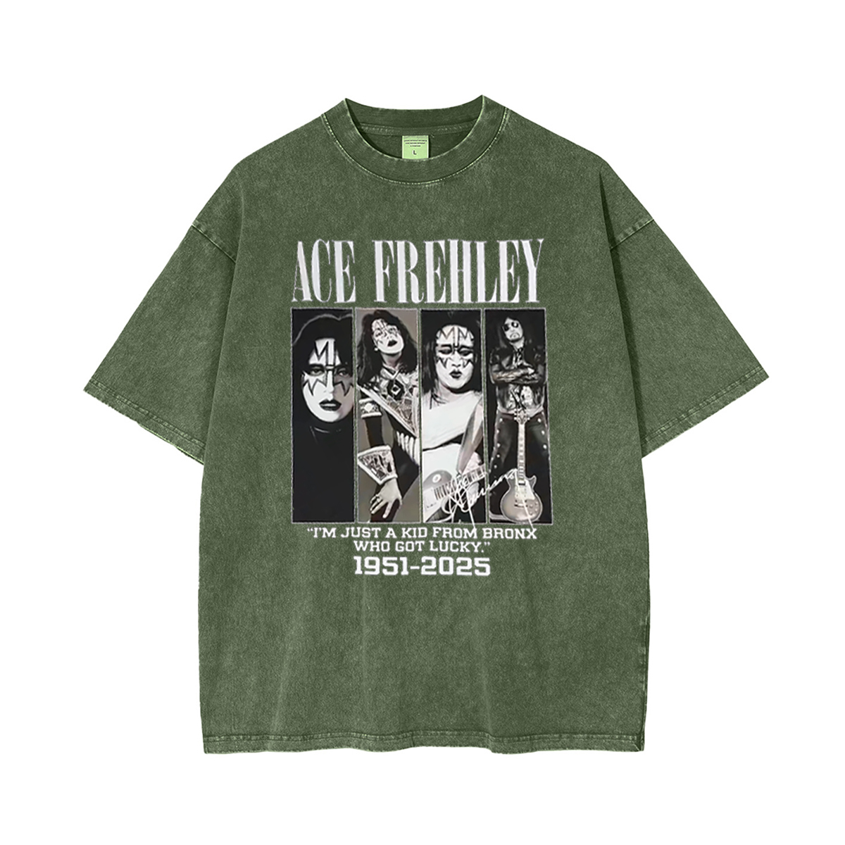Ace Frehley Washed Unisex T-Shirt