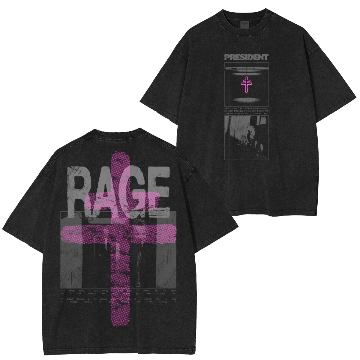 President - In The Name Of The Father  Washed Unisex T-Shirt