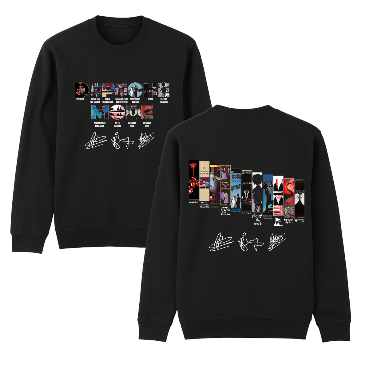 Depeche Mode Unisex Cotton Creneck Sweatshirt