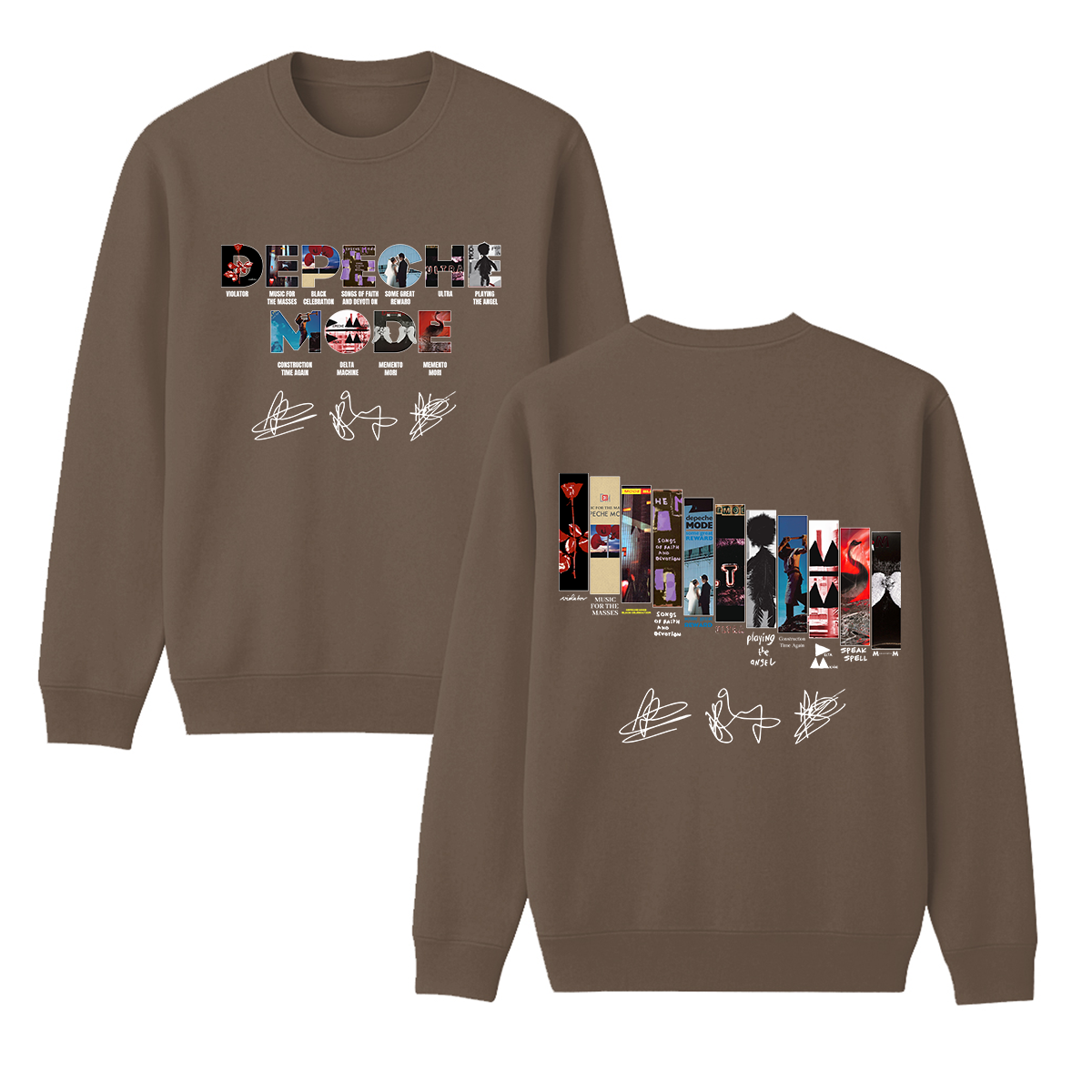 Depeche Mode Unisex Cotton Creneck Sweatshirt