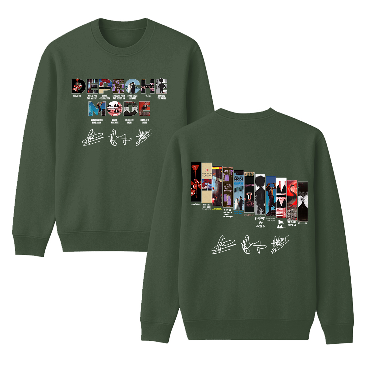 Depeche Mode Unisex Cotton Creneck Sweatshirt