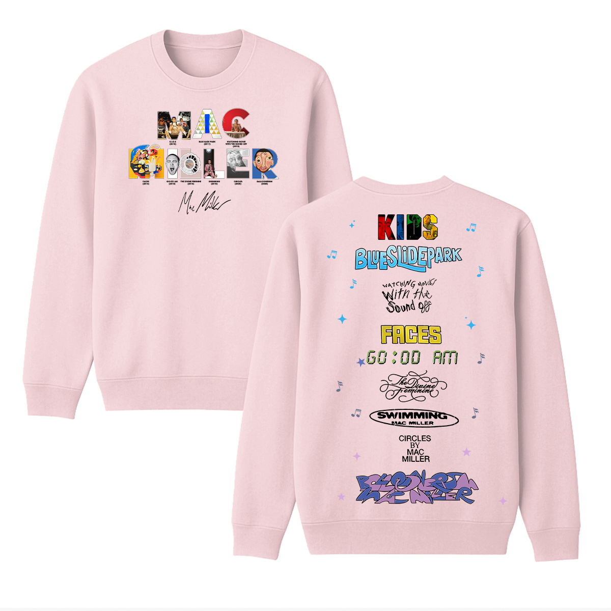 Mac Miller Unisex Cotton Creneck Sweatshirt