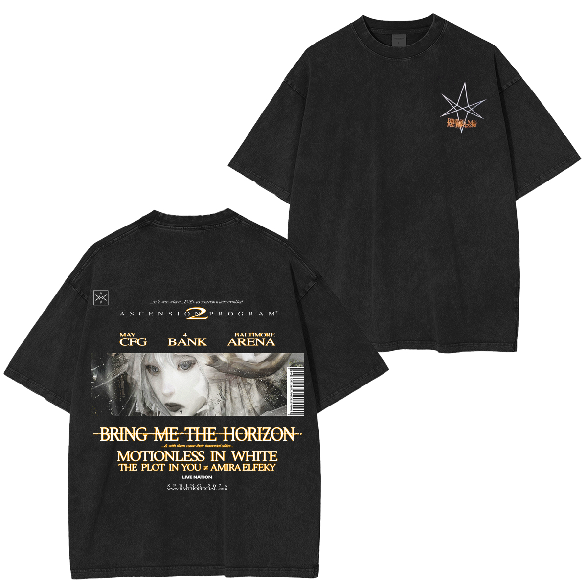 Bring Me the Horizon Washed Unisex T-Shirt