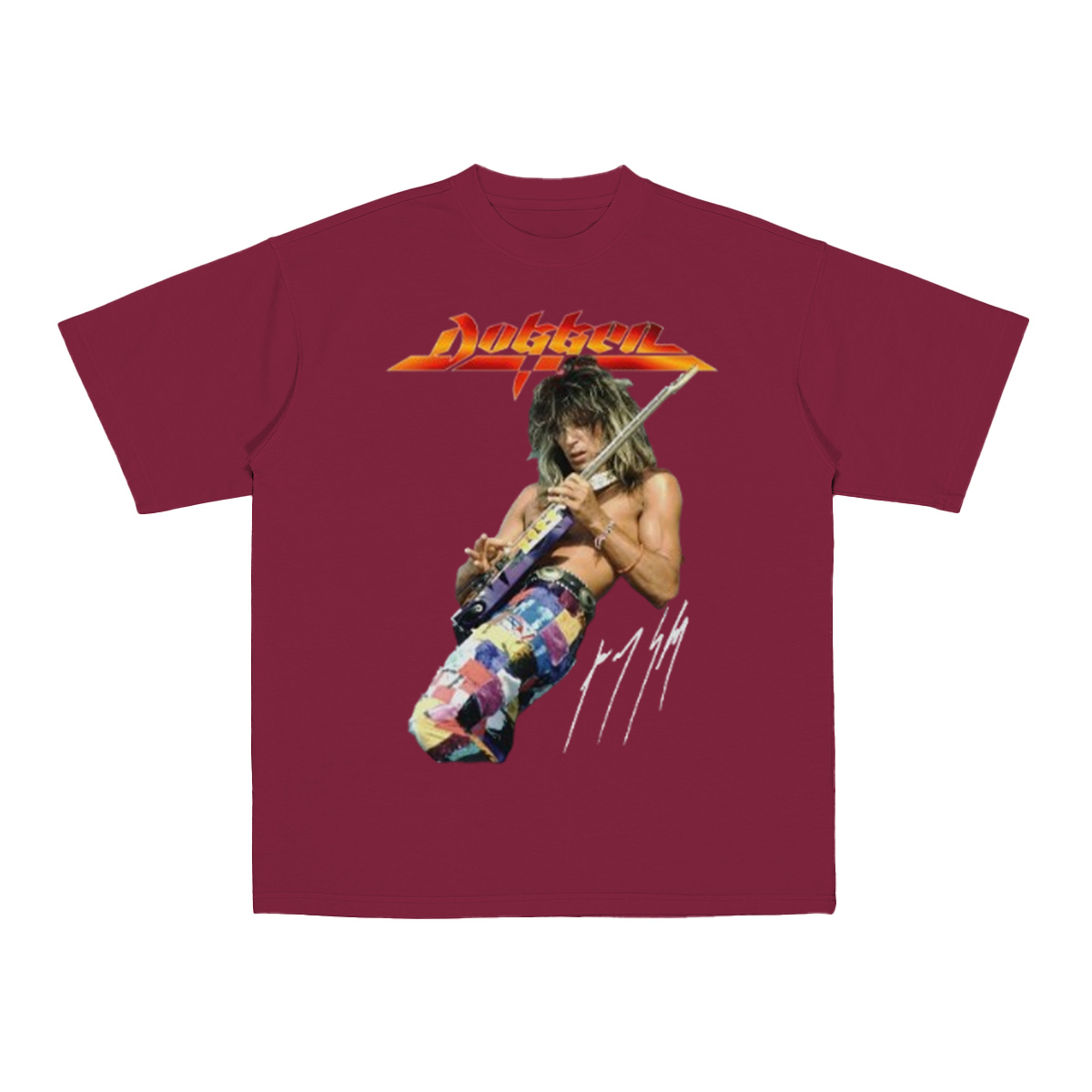 NEW George Lynch- DOKKEN Band Cotton Unisex T-shirt