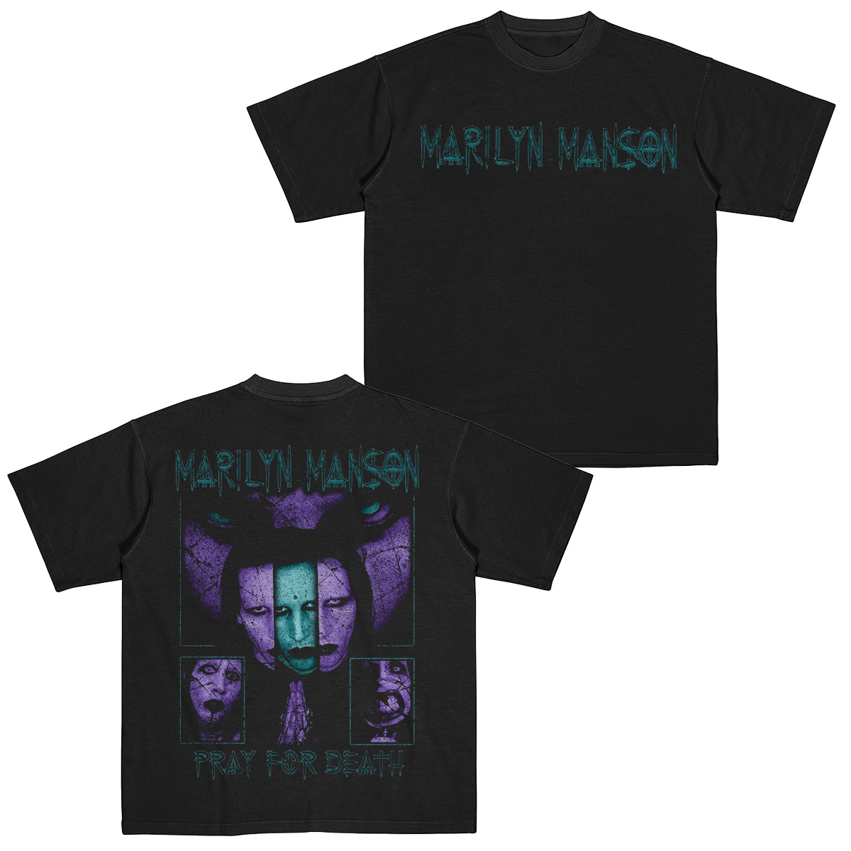 Marilyn Manson Rock Numetal Cotton Unisex T-shirt