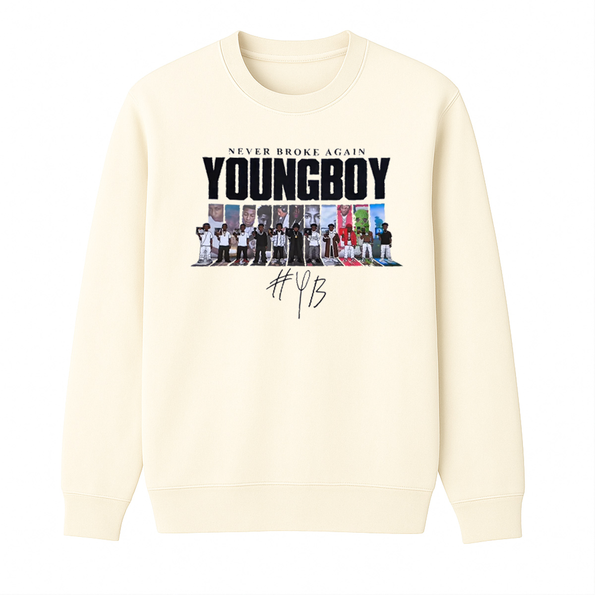 YoungBoy Unisex Cotton Creneck Sweatshirt