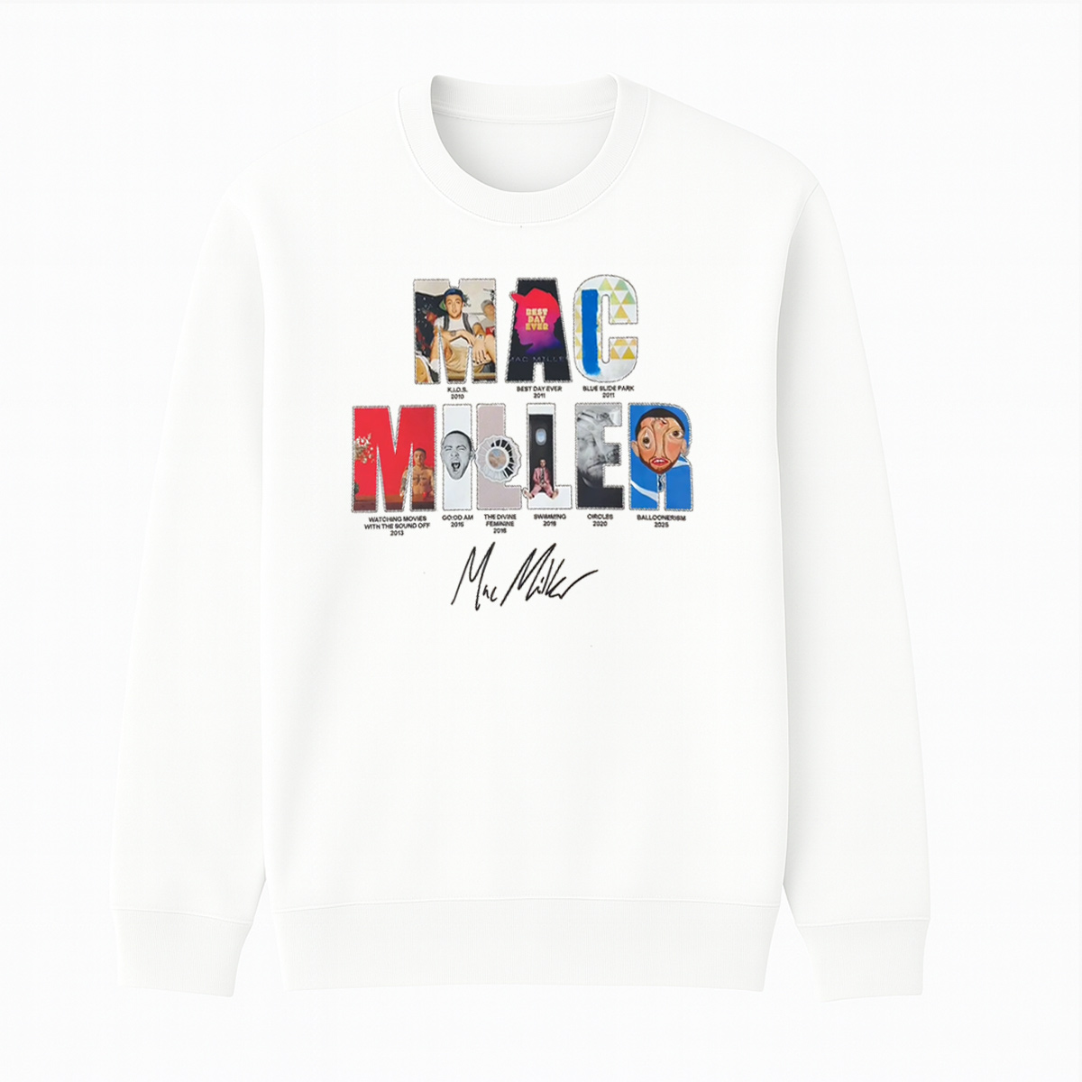 Mac Miller Unisex Cotton Creneck Sweatshirt