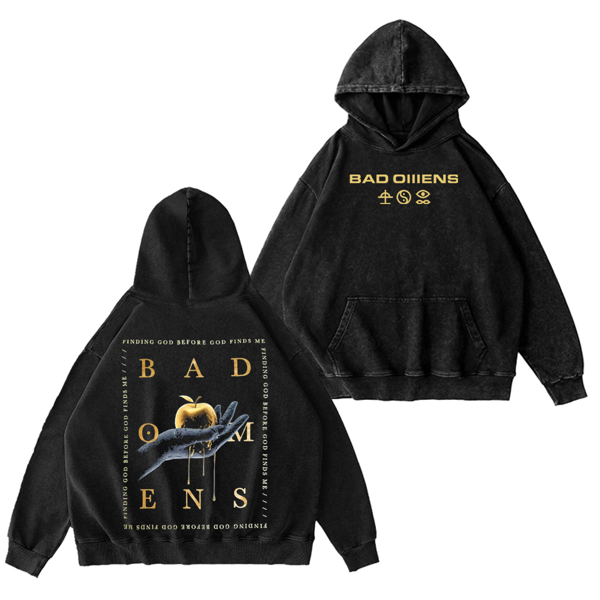 Bad Omens Washed Unisex Hoodie